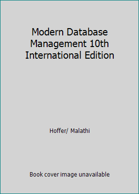 Modern Database Management 10th International Edition by Hoffer/ Malathi - Picture 1 of 1