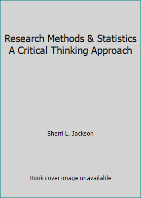 Research Methods & Statistics A Critical Thinki... 0495284971 Book Cover