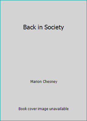 Back in Society 0745131506 Book Cover