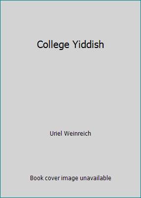 College Yiddish B003L1WJOK Book Cover