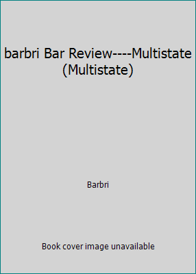 barbri Bar Review----Multistate (Multistate) 031414286X Book Cover