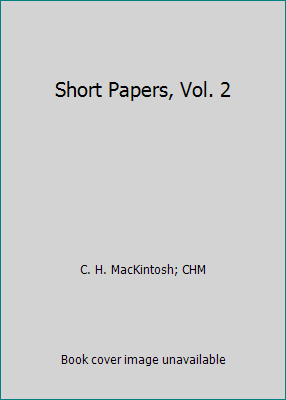 Short Papers, Vol. 2 B001584QY2 Book Cover