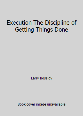 Execution The Discipline of Getting Things Done [Chinese] 7111112016 Book Cover