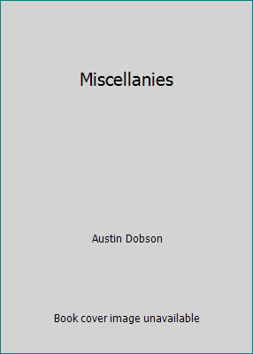 Miscellanies B007AGH62W Book Cover