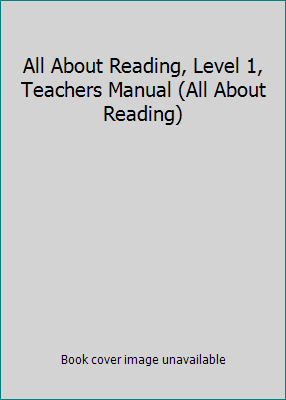 All About Reading, Level 1, Teachers Manual (Al... 193519724X Book Cover
