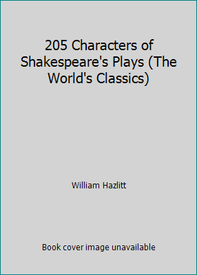 205 Characters of Shakespeare's Plays (The Worl... B01MTE1GHV Book Cover