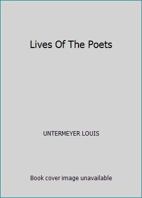 Lives Of The Poets B000HOYLCW Book Cover