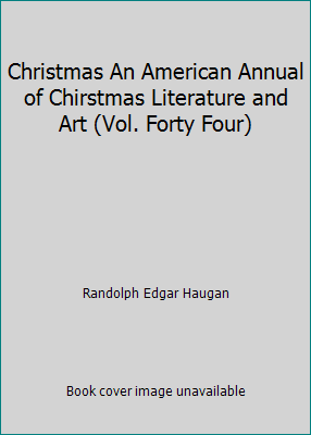 Christmas An American Annual of Chirstmas Liter... B0081M2F4S Book Cover