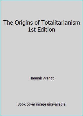 The Origins of Totalitarianism 1st Edition B0093L8JWI Book Cover