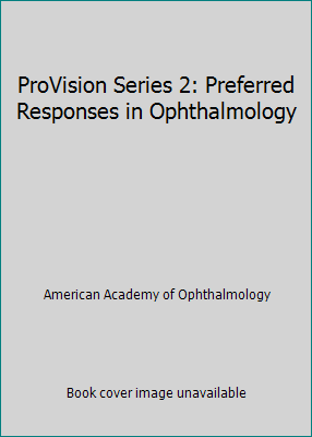 ProVision Series 2: Preferred Responses in Opht... 1560550325 Book Cover