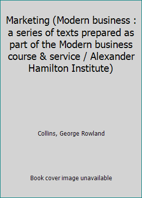 Marketing (Modern business : a series of texts ... B0007FHVS2 Book Cover