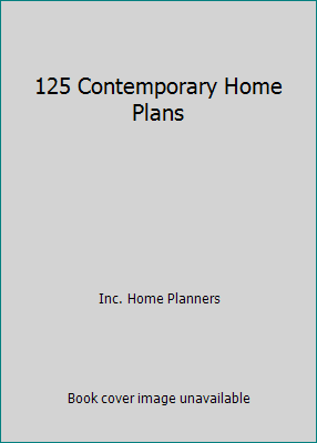 125 Contemporary Home Plans 0918894247 Book Cover