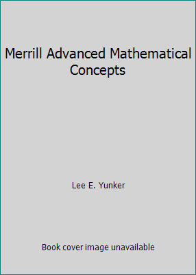 Merrill Advanced Mathematical Concepts 0675059216 Book Cover