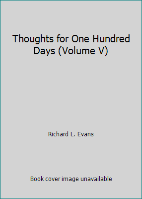 Thoughts for One Hundred Days (Volume V) B0017OIFP0 Book Cover