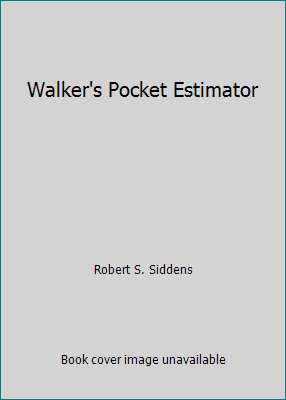 Walker's Pocket Estimator 091159244X Book Cover