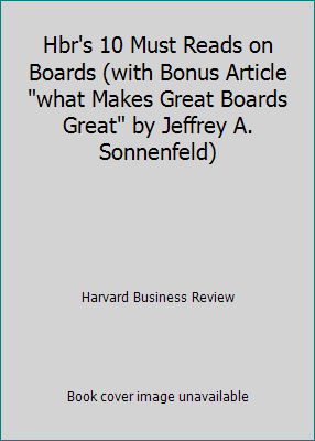 Hbr's 10 Must Reads on Boards (with Bonus Artic... 1633698912 Book Cover
