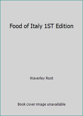 Food of Italy 1ST Edition B0011XSKH0 Book Cover