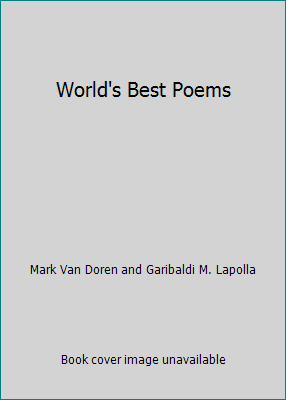 World's Best Poems B002JMQZII Book Cover