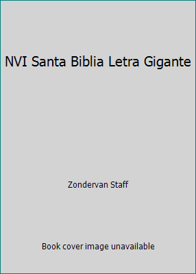 NVI Santa Biblia Letra Gigante [Spanish] [Large Print] B00744IQME Book Cover