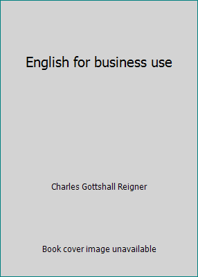 English for business use B00087NA5M Book Cover