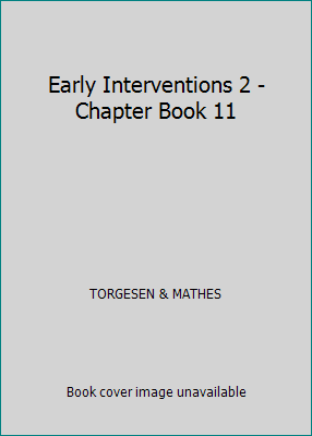 Early Interventions 2 - Chapter Book 11 0076044769 Book Cover