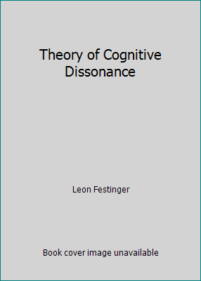 Theory of Cognitive Dissonance B000OLB7CA Book Cover