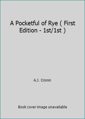 A Pocketful of Rye ( First Edition - 1st/1st ) B00CC0OGME Book Cover