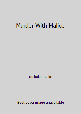 Murder With Malice 0881843032 Book Cover