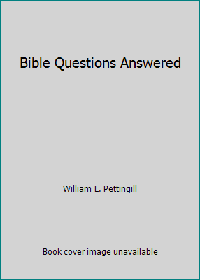 Bible Questions Answered B000J54W2I Book Cover