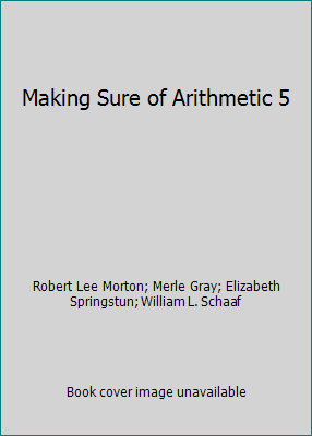 Making Sure of Arithmetic 5 B002B1K8YO Book Cover