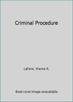 Criminal Procedure 0314243402 Book Cover