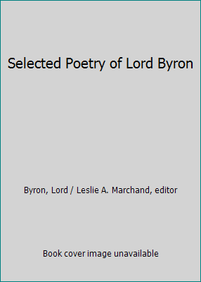 Selected Poetry of Lord Byron B000LBUG3E Book Cover