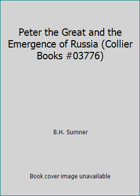 Peter the Great and the Emergence of Russia (Co... B006N2F38S Book Cover