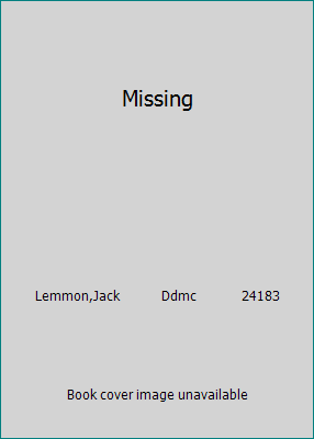 Missing 0783299885 Book Cover