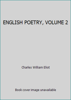 ENGLISH POETRY, VOLUME 2 B00171BCHG Book Cover