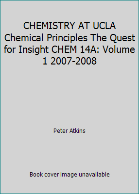 CHEMISTRY AT UCLA Chemical Principles The Quest... 1429213426 Book Cover