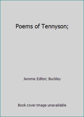 Poems of Tennyson; B001MUY6D4 Book Cover