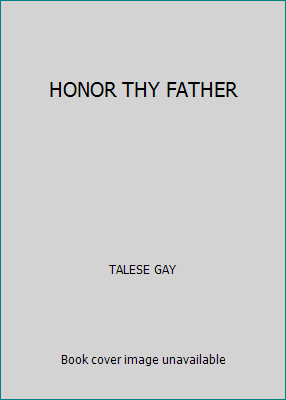 HONOR THY FATHER B000HB28Z2 Book Cover