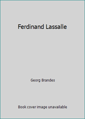 Ferdinand Lassalle B00508X9FU Book Cover