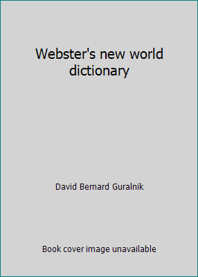 Webster's new world dictionary 0529030691 Book Cover