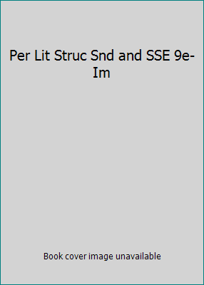 Per Lit Struc Snd and SSE 9e-Im 1413006558 Book Cover