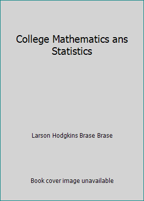 College Mathematics ans Statistics 1337038725 Book Cover