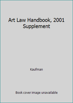 Art Law Handbook 0735521573 Book Cover