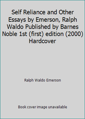 Self Reliance and Other Essays by Emerson, Ralp... B00HQ1BXKC Book Cover