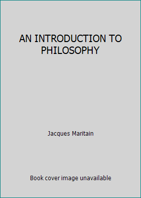 AN INTRODUCTION TO PHILOSOPHY B001IPEBAG Book Cover