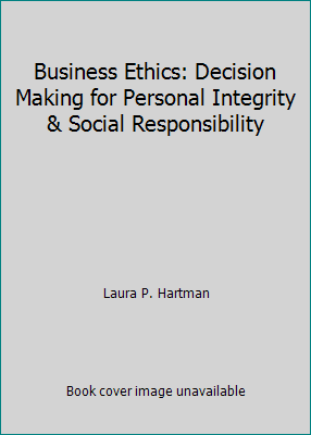 Business Ethics: Decision Making for Personal I... 0077264037 Book Cover