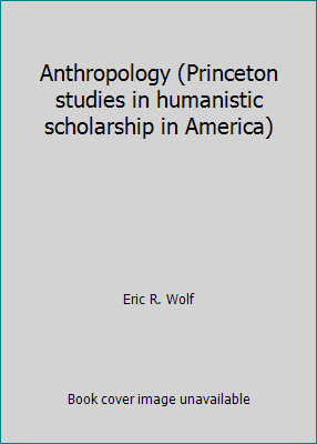Anthropology (Princeton studies in humanistic s... B0000CMC92 Book Cover
