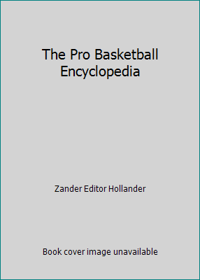 The Pro Basketball Encyclopedia B00132TOBK Book Cover