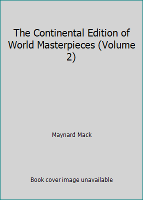 The Continental Edition of World Masterpieces (... B001322UVQ Book Cover