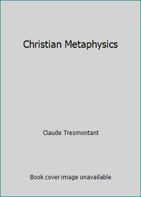 Christian Metaphysics B0007DX2WI Book Cover